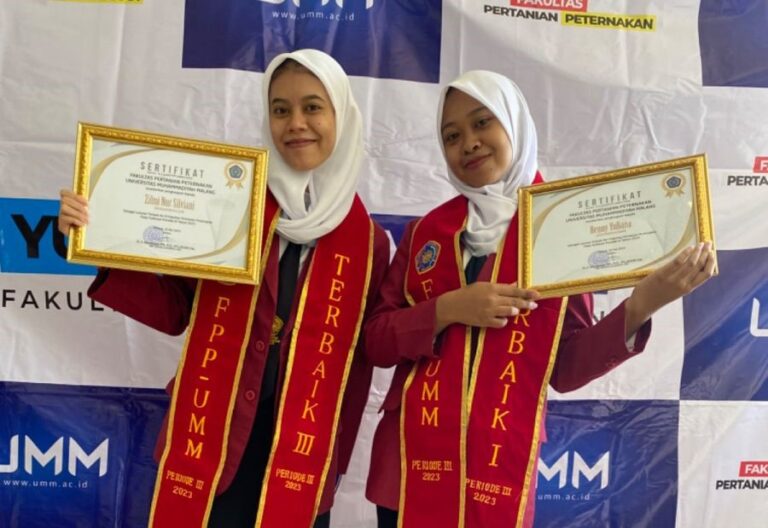 Mahasiswa Peternakan UMM Bukukan Rekor Gelar Terbaik di Yudisium FPP 2023